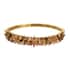 Multi-Tourmaline Bangle Bracelet in Vermeil Yellow Gold Over Sterling Silver (8 In) 11.40 ctw image number 0