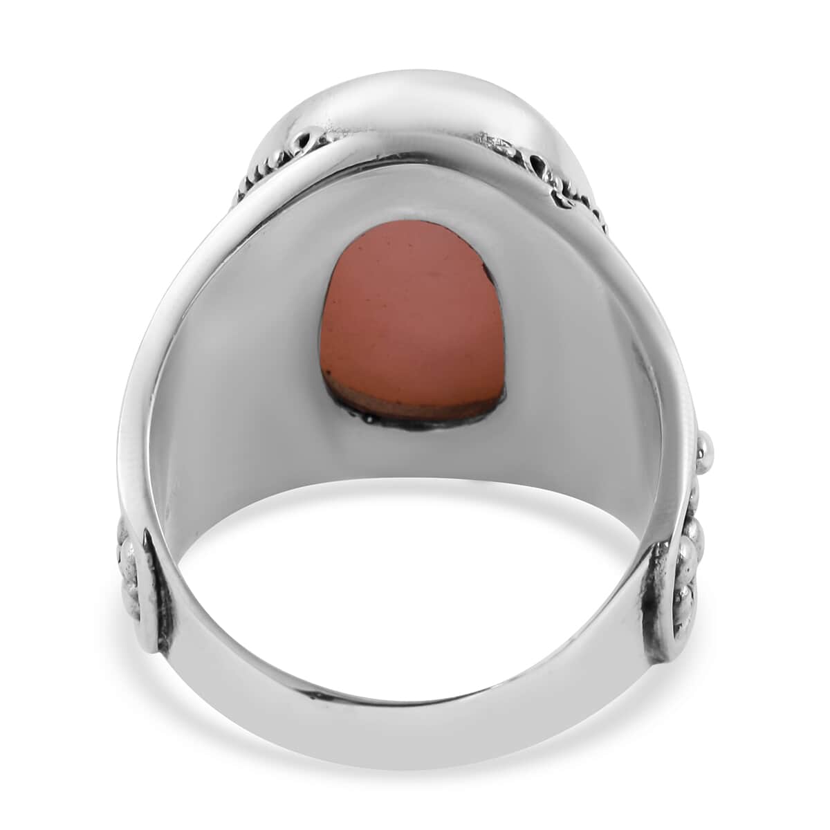 BALI LEGACY Peruvian Pink Opal Ring in Sterling Silver 10 Grams 16.90 ctw image number 4