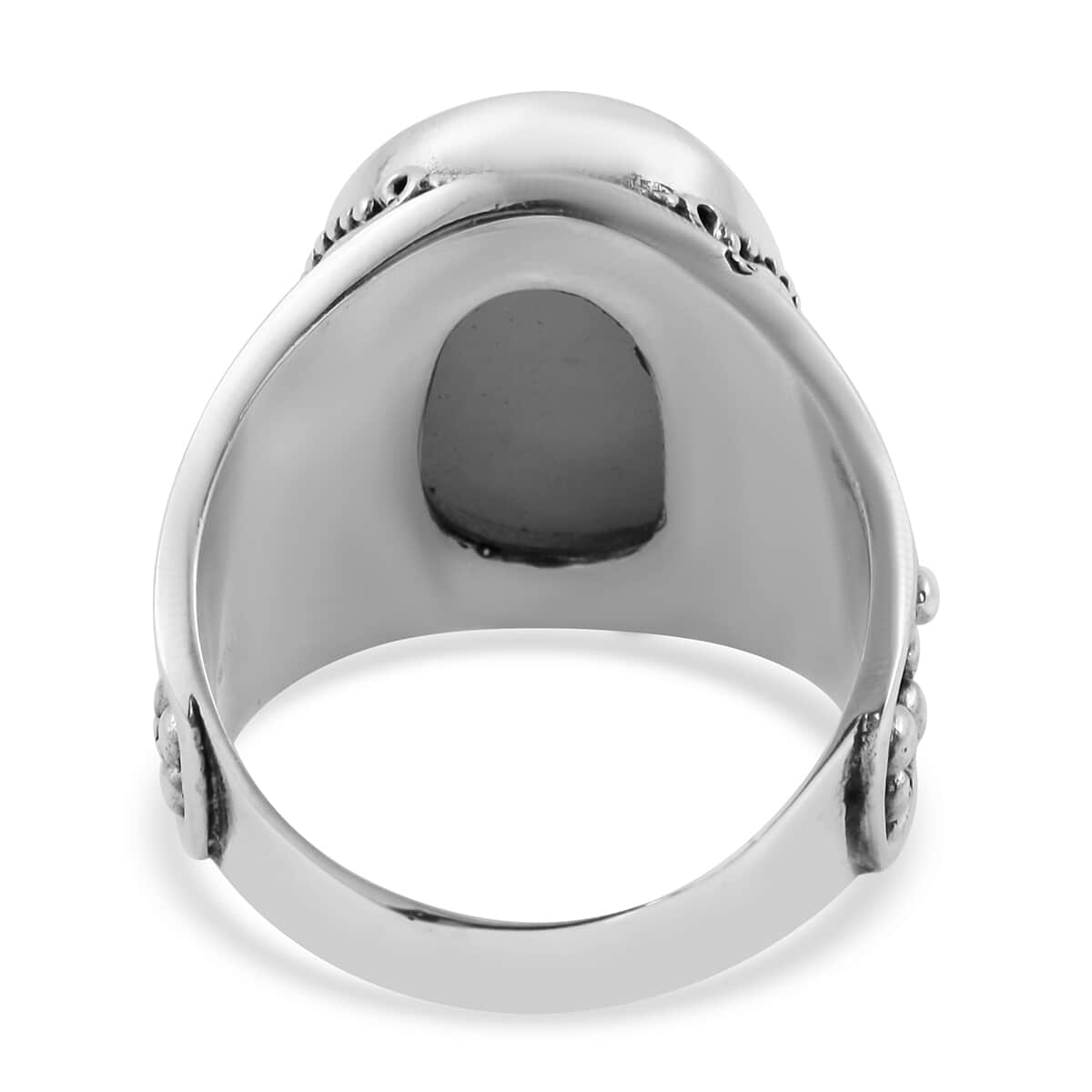 Bali Legacy Peruvian Pink Opal Ring in Sterling Silver (Size 6.0) 10 Grams 16.90 ctw image number 4