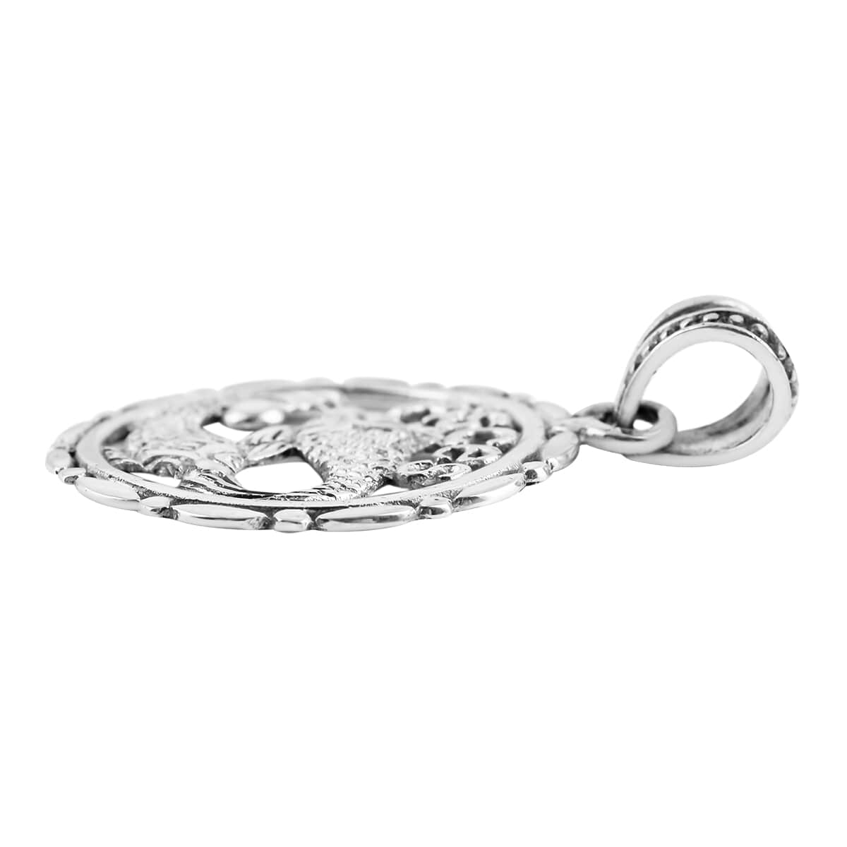 Bali Legacy Sterling Silver Pisces Zodiac Pendant 3 Grams image number 2