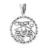 Sterling Silver Cancer Zodiac Pendant 3 Grams image number 0