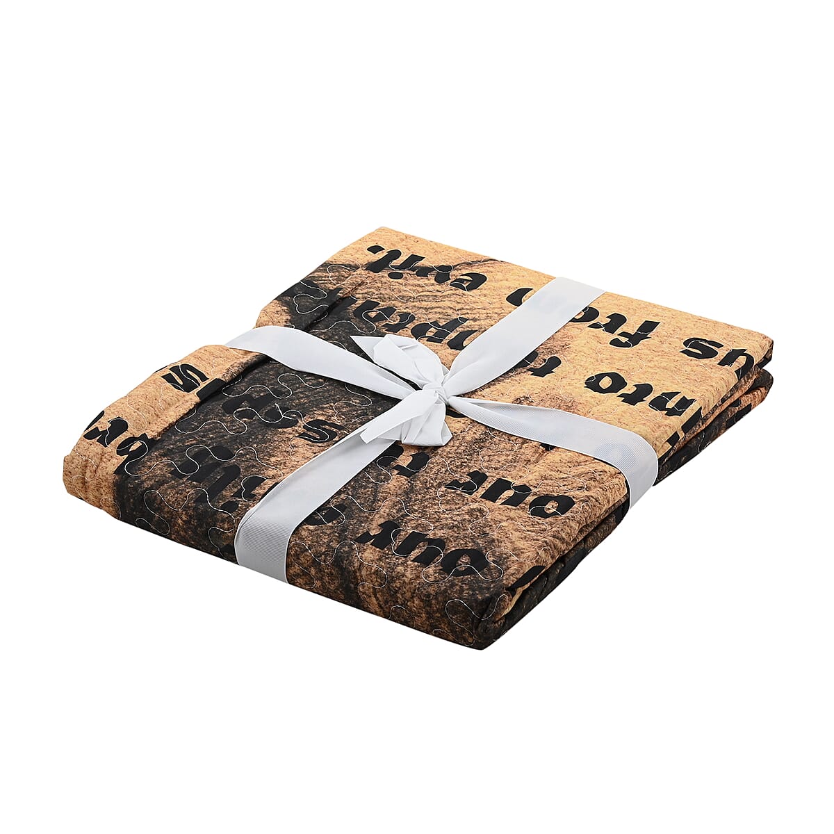 Inspirational Quotes Bed Throw Quilt Blankets - Praying Hands, The Lords Prayer image number 1
