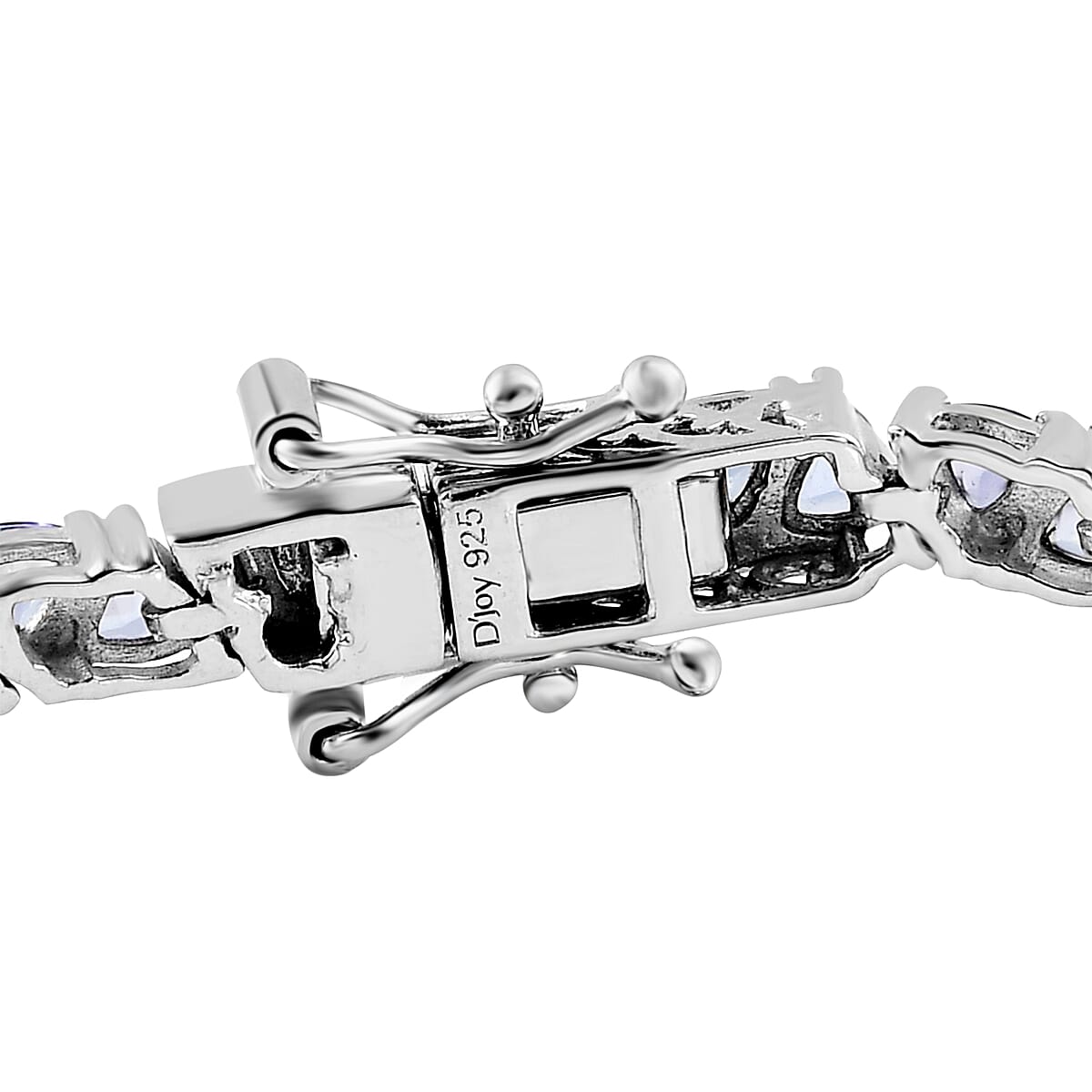 Tanzanite Tennis Bracelet in Platinum Over Sterling Silver (7.25 In) 6.50 ctw image number 3