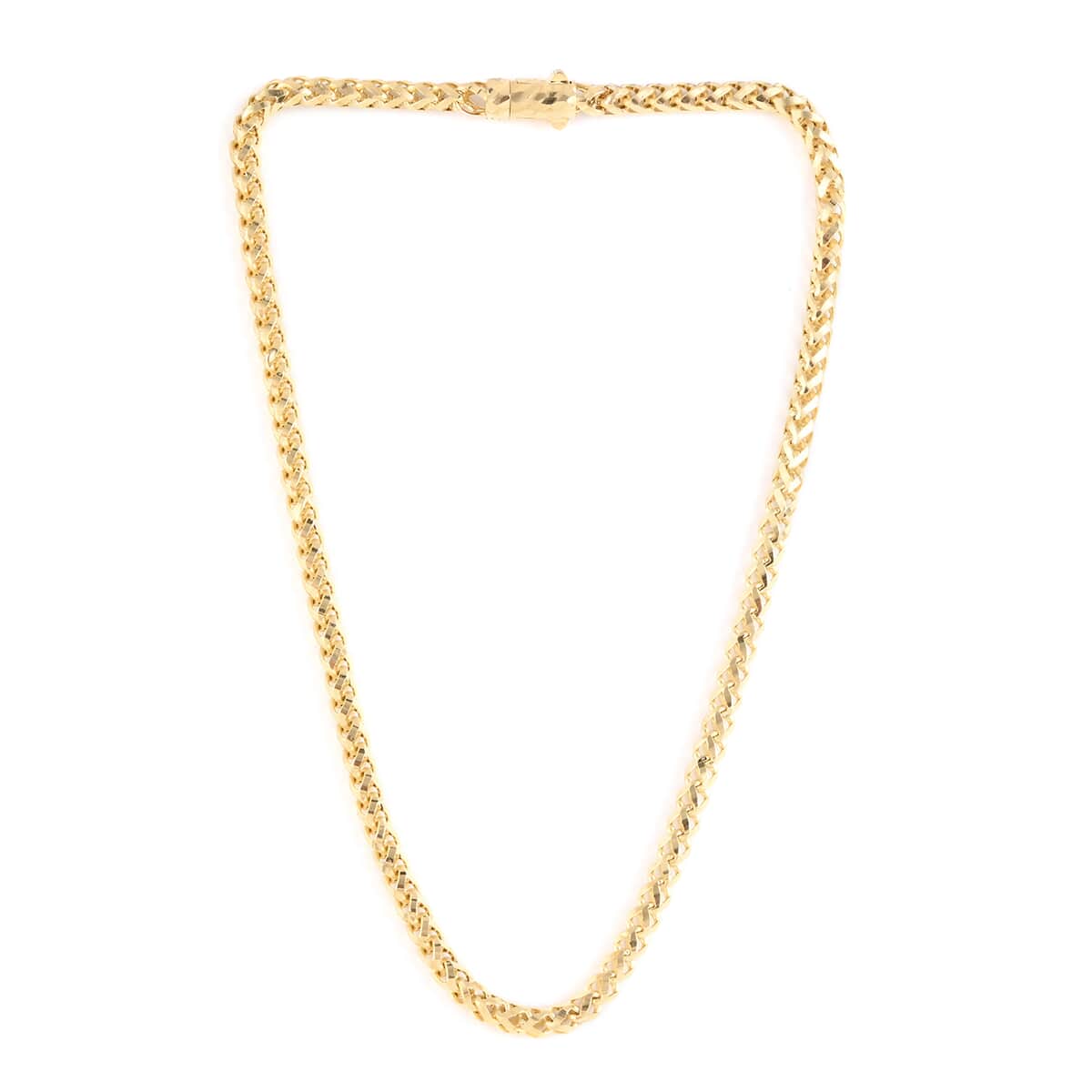 California Closeout Deal 10K Yellow Gold 5.8mm Round Diamond-Cut Necklace 20 Inches 30.60 Grams image number 3