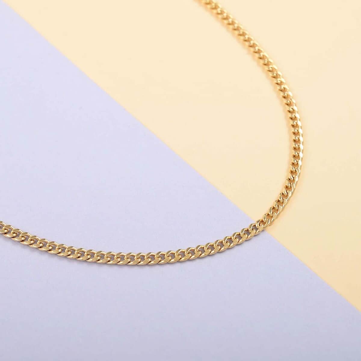 California Closeout Deal Italian 14K Yellow Gold 2.86mm Necklace 18 Inches 4.6 Grams image number 1