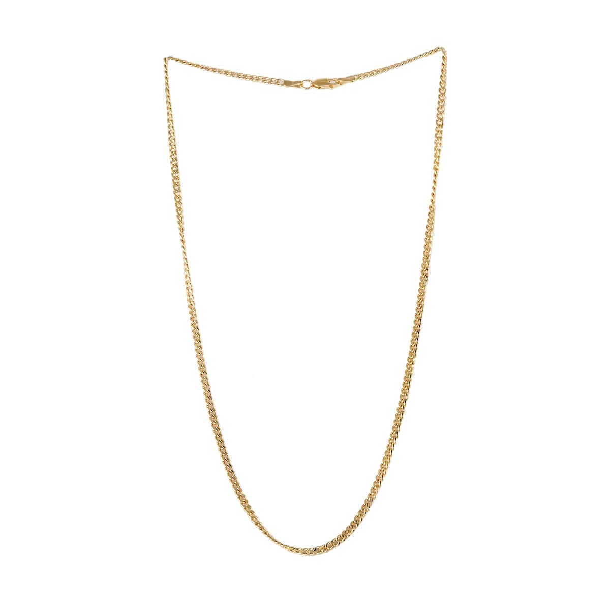 California Closeout Deal Italian 14K Yellow Gold 2.86mm Necklace 18 Inches 4.6 Grams image number 2