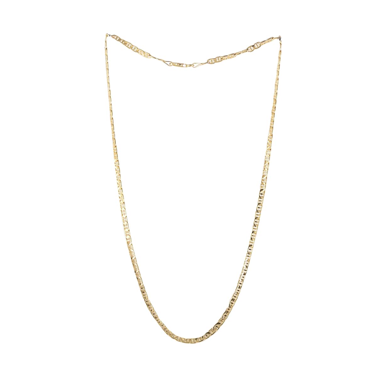 California Closeout Deal Italian 14K Yellow Gold 3.3mm Valentino Necklace 18 Inches 5 Grams image number 2