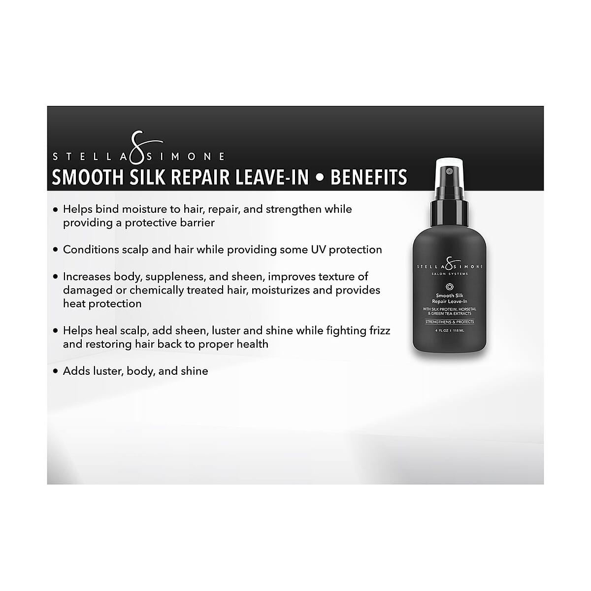 Stella Simone Smooth Silk Repair Leave-in 4 fl Oz image number 2