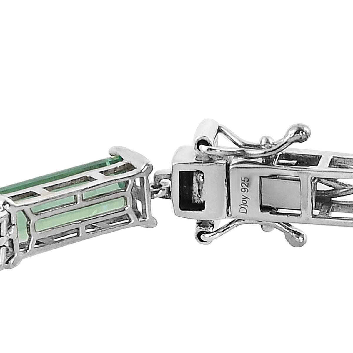 Peacock Quartz Bracelet in Platinum Over Sterling Silver (7.25 In) 11 Grams 16.20 ctw image number 3