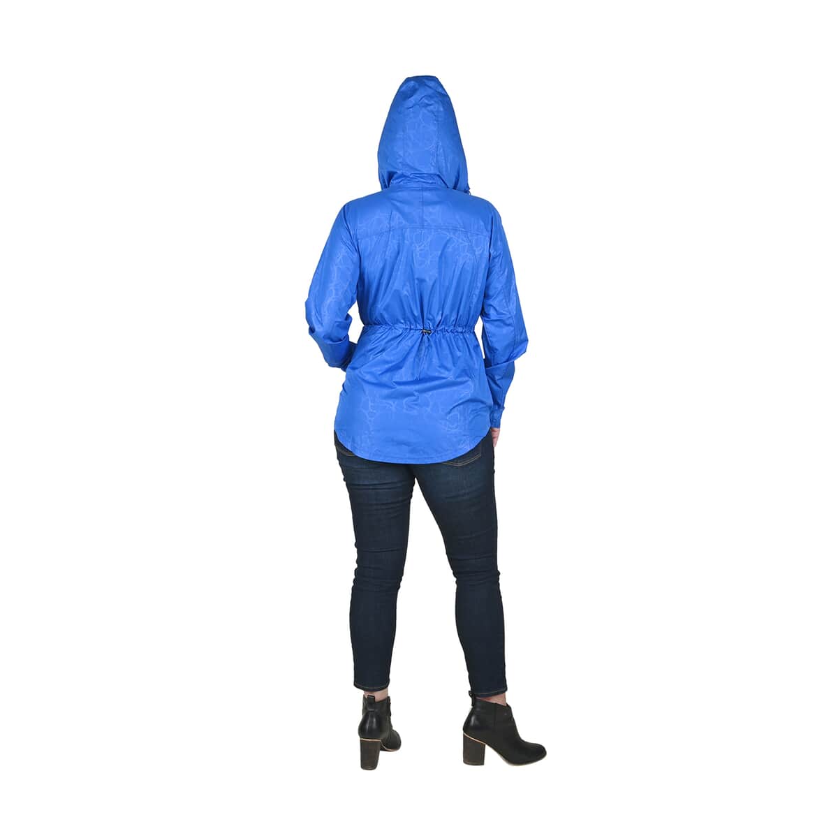 LAYER8 Royal Blue Hooded Windbreaker - Small image number 1
