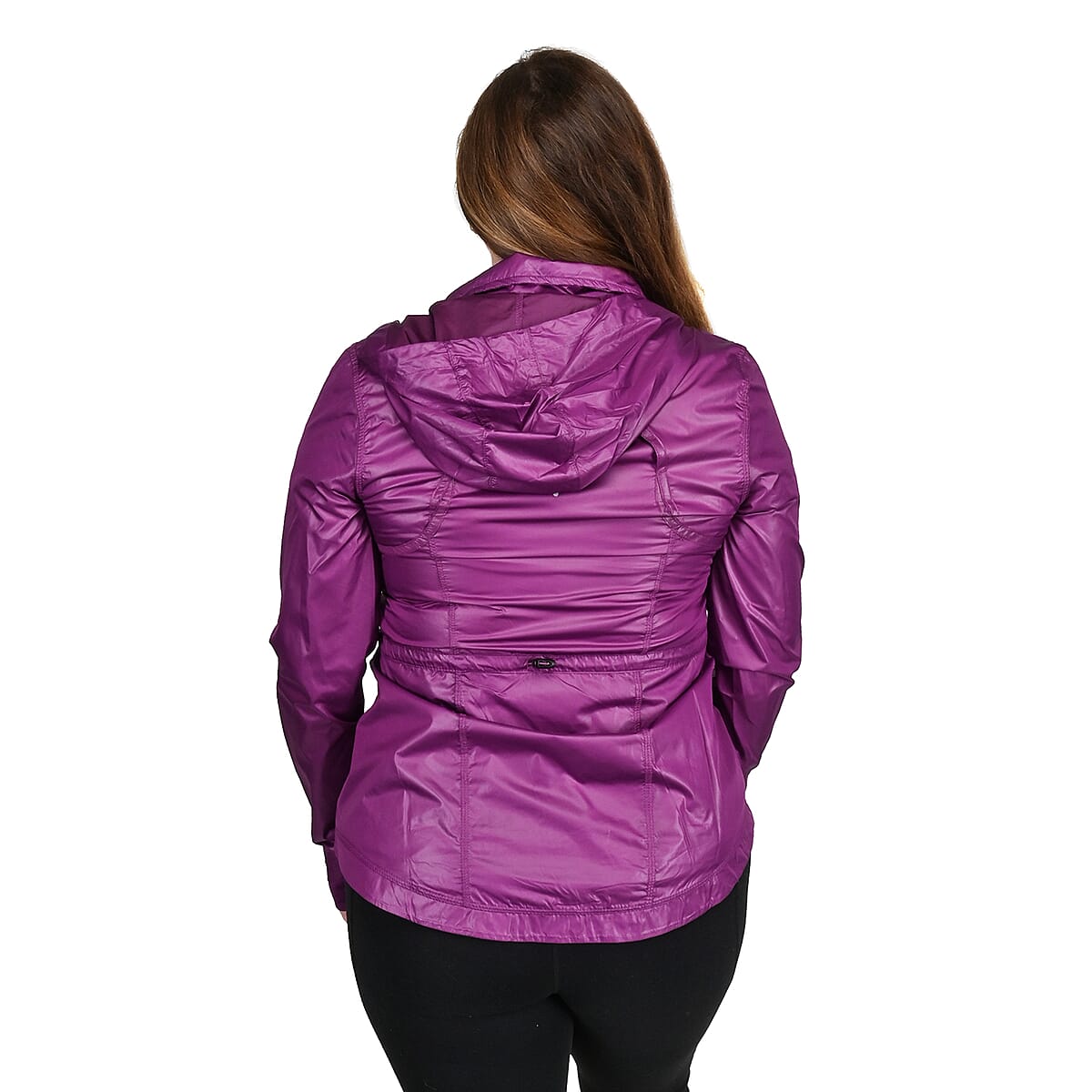 LAYER8 Purple Hooded Windbreaker - XS image number 2