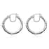 Karis Mozambique Garnet Hoop Earrings in Platinum Bond 28.00 ctw image number 3