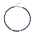 Lapis Lazuli and Resin Beaded Necklace 18-20 Inches in Silvertone 143.00 ctw image number 0