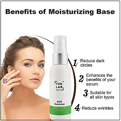 The Lab Direct Moisturizing Base 2fl oz , Moisturizing Serum , Anti-Wrinkle Serum , Best Anti Aging Skin Care Products