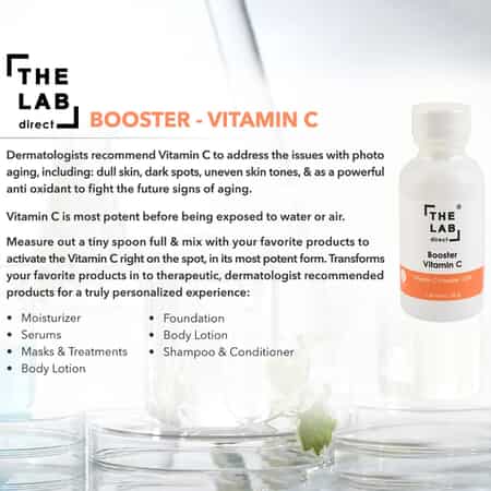 The Lab Direct Vitamin C Booster 1oz , Vitamin C Booster Powder , Natural Face Powder , Best Anti Aging Skin Care Products image number 2
