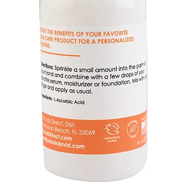 The Lab Direct Vitamin C Booster 1oz , Vitamin C Booster Powder , Natural Face Powder , Best Anti Aging Skin Care Products