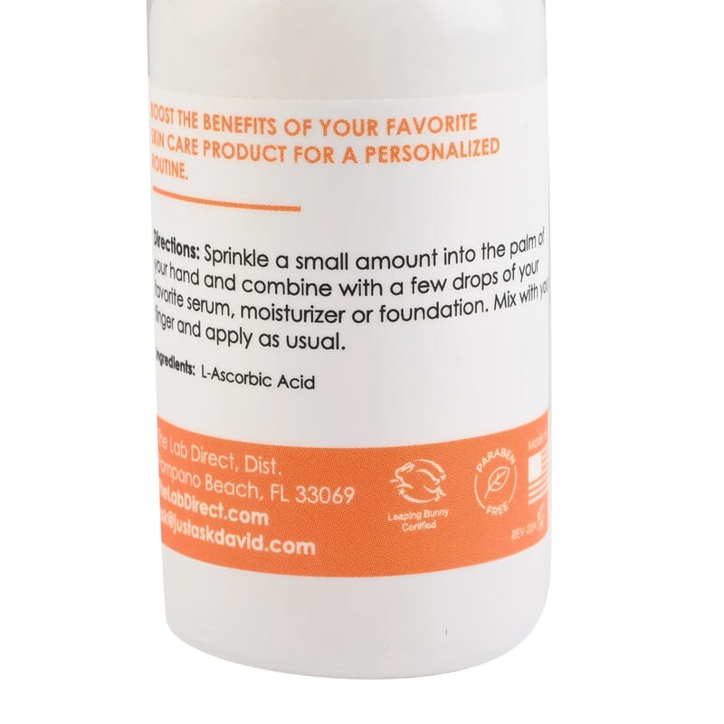 The Lab Direct Vitamin C Booster 1oz , Vitamin C Booster Powder , Natural Face Powder , Best Anti Aging Skin Care Products