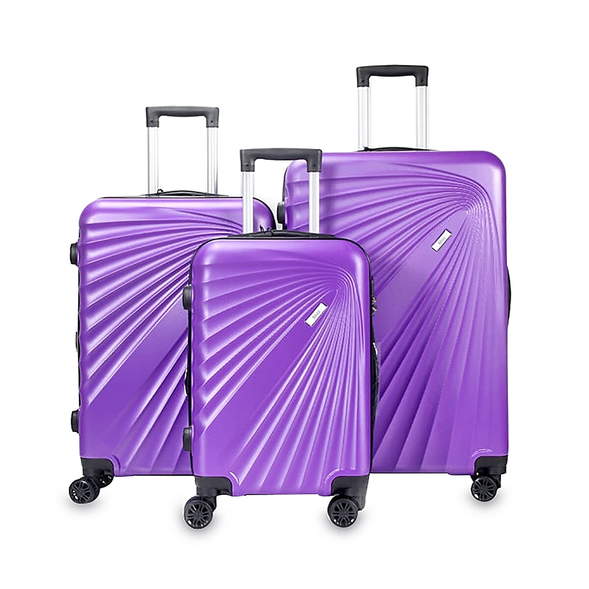 ESTELA Expandable ABS Hard shell Lightweight 360 Dual Spinning Wheels Combo Lock 28 24, 20 3 Piece Luggage Set image number 3