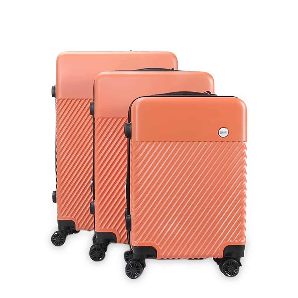 FIONA Expandable ABS Hard shell Lightweight 360 Dual Spinning Wheels Combo Lock 28 24, 20 3 Piece Luggage Set image number 4