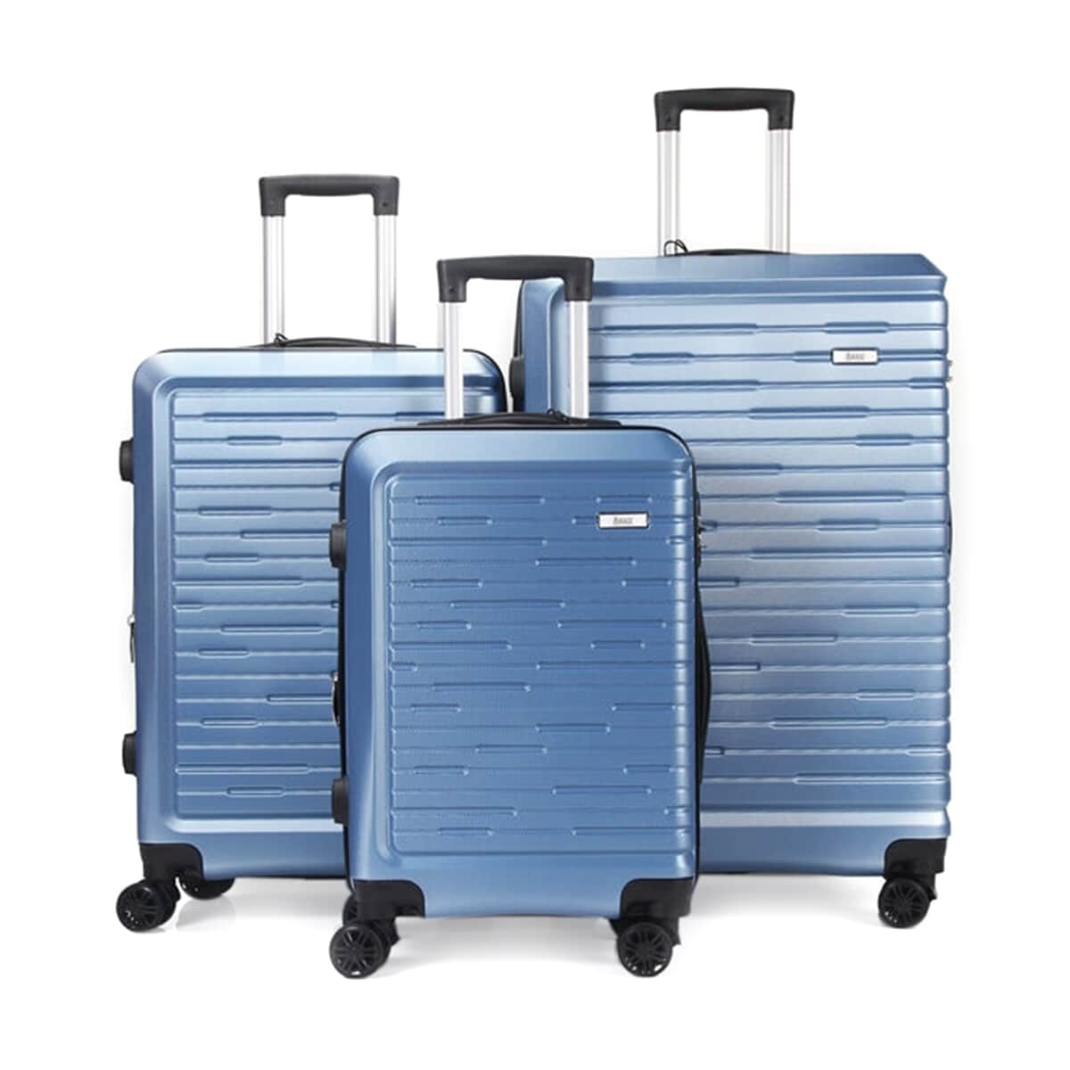 CHLOE Expandable ABS Hard shell Lightweight 360 Dual Spinning Wheels Combo Lock 28 24, 20 3 Piece Luggage Set image number 3