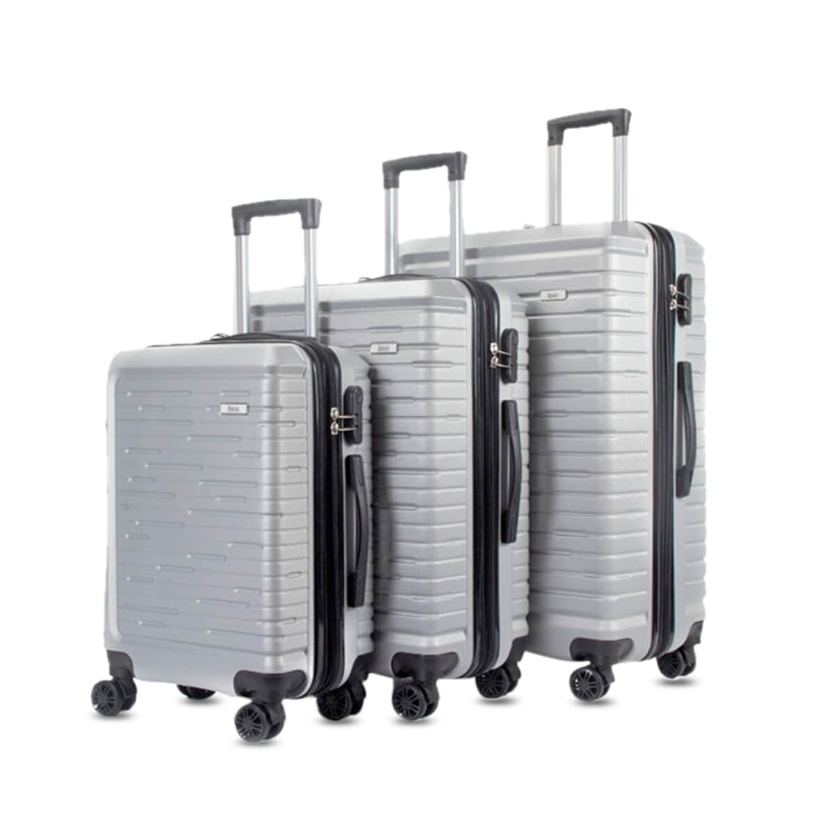 CHLOE Expandable ABS Hard shell Lightweight 360 Dual Spinning Wheels Combo Lock 28 24, 20 3 Piece Luggage Set image number 0