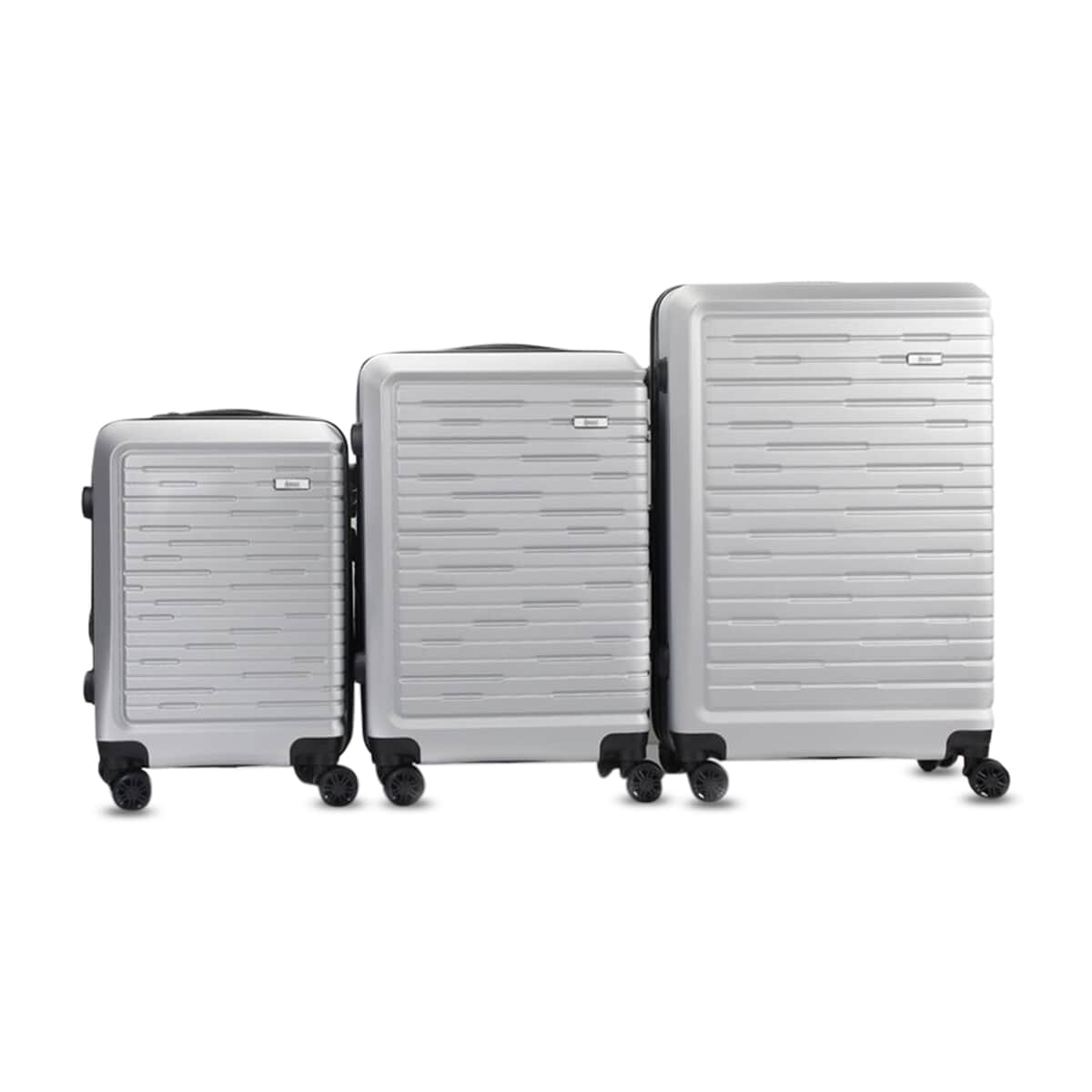 CHLOE Expandable ABS Hard shell Lightweight 360 Dual Spinning Wheels Combo Lock 28 24, 20 3 Piece Luggage Set image number 1