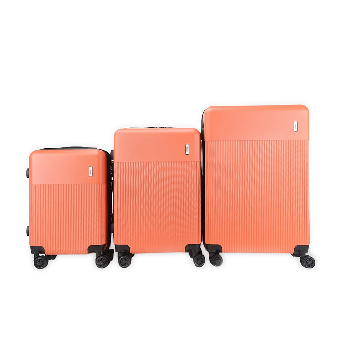 Mirage 3 Piece Luggage Set - Orange image number 1