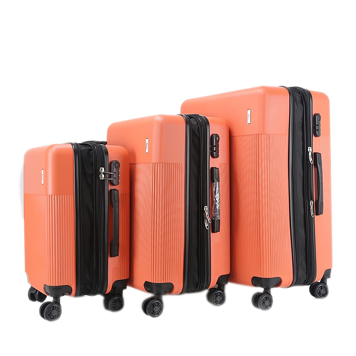 Mirage 3 Piece Luggage Set - Orange image number 2