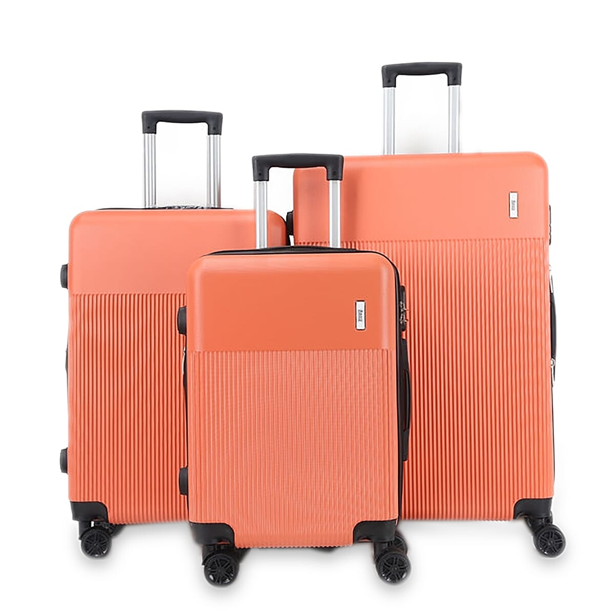 Mirage 3 Piece Luggage Set - Orange image number 3