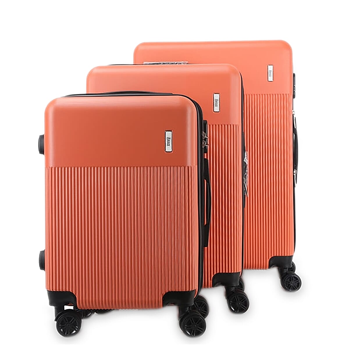 Mirage 3 Piece Luggage Set - Orange image number 4