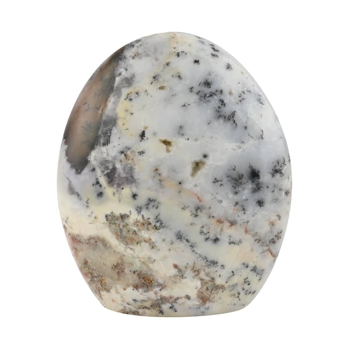 White Agate with Dendrite Figurine -M Approx. 3270 ctw image number 0