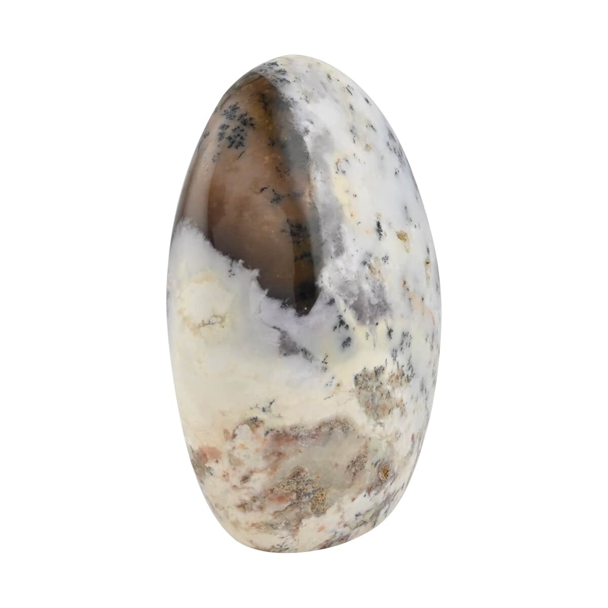 White Agate with Dendrite Figurine -M Approx. 3270 ctw image number 4