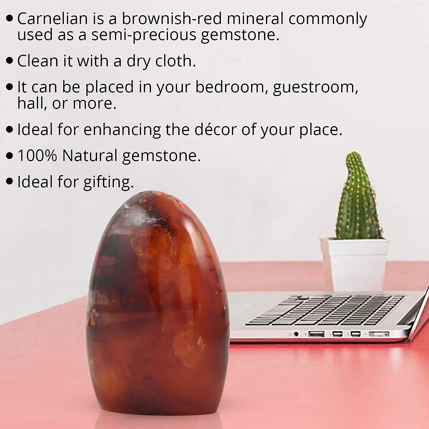 Carnelian Figurine -M (Approx. 1040 ctw)