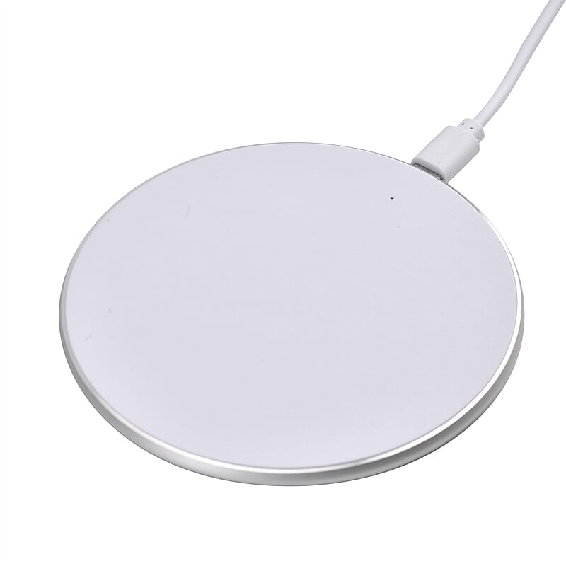 Homesmart 15W Wireless Fast Charger with 3.28 Feet USB Cable - Gray, Portable Ultra Thin Fast Charging Pad With Indicator Lights