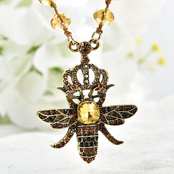 Yellow Magic Color Glass in Goldtone - Product card gallery slide 2 (10178553807161)