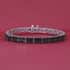 Black Diamond Tennis Bracelet in Platinum Over Sterling Silver (7.25 In) 3.00 ctw image number 1