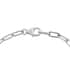 AAA Kagem Zambian Emerald Paper Clip Chain Bracelet in Platinum Over Sterling Silver (6.50 In) 3.50 ctw image number 3