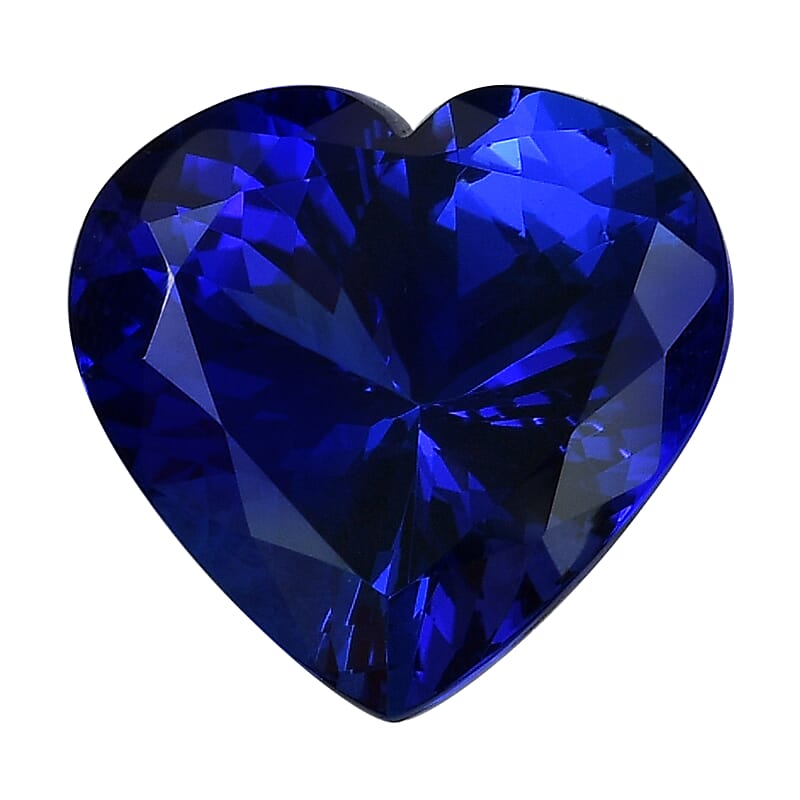 Certified & Appraised AAAA VIVID Tanzanite (Hrt Free Size) 8.00 ctw