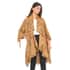 PASSAGE Gold 100% Cotton Double Layer Jacquard Waterfall Front Cardigan - (One size Plus) (35"x29") image number 2