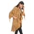PASSAGE Gold 100% Cotton Double Layer Jacquard Waterfall Front Cardigan - (One size Plus) (35"x29") image number 3
