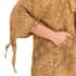 PASSAGE Gold 100% Cotton Double Layer Jacquard Waterfall Front Cardigan - (One size Plus) (35"x29") image number 4