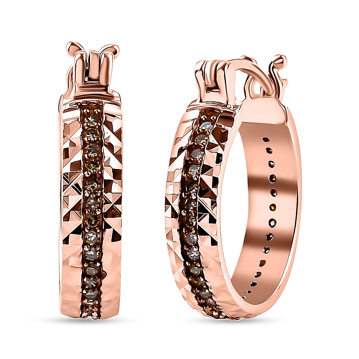 Champagne Diamond in Rose Gold Vermeil