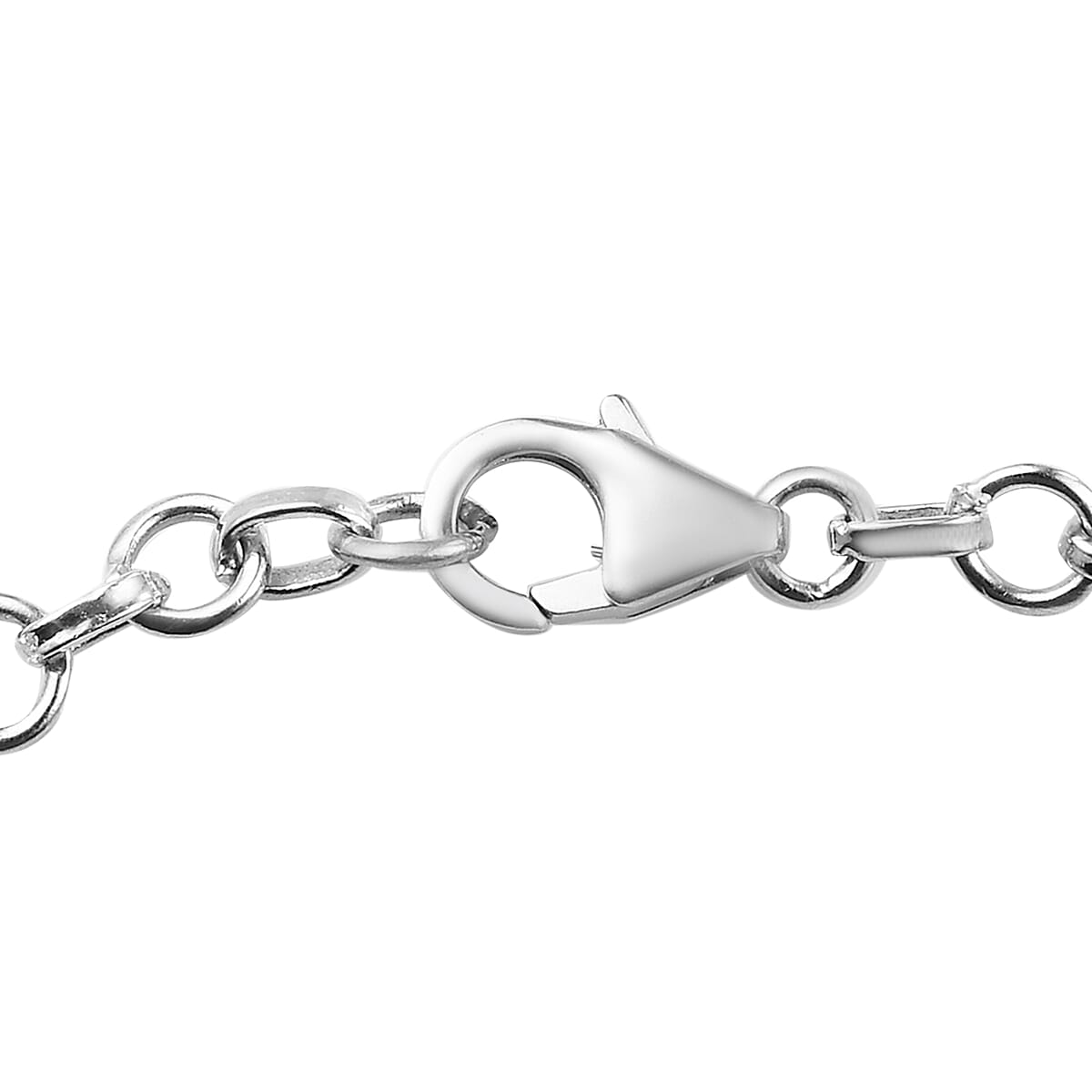 Mercury Mystic Topaz and Natural White Zircon Link Bracelet in Platinum Over Sterling Silver (8.00 In) 9.80 Grams 9.15 ctw image number 3