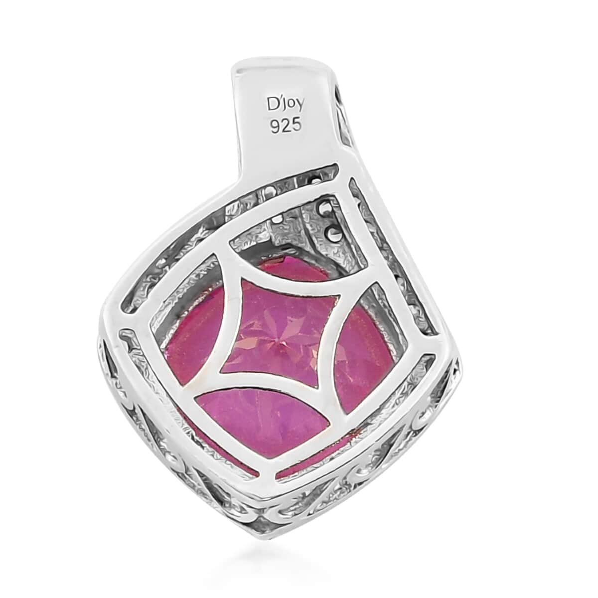 Pure Pink Mystic Topaz and Natural White Zircon Pendant in Platinum Over Sterling Silver 5.25 ctw image number 3