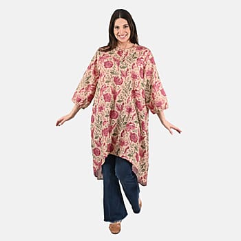 Peach Floral / Plus - Product card gallery slide 1 (10178555642169)
