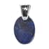 Lapis Lazuli Solitaire Pendant in Sterling Silver 23.85 ctw image number 3