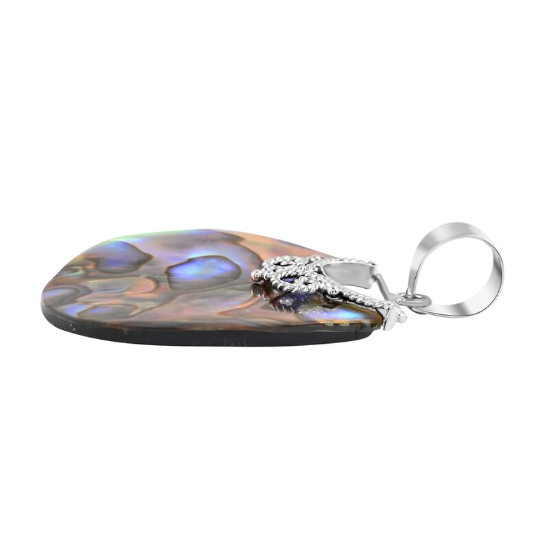 Abalone Shell Pendant in Sterling Silver