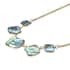 Abalone Shell Necklace 20-22 Inches in Goldtone image number 2