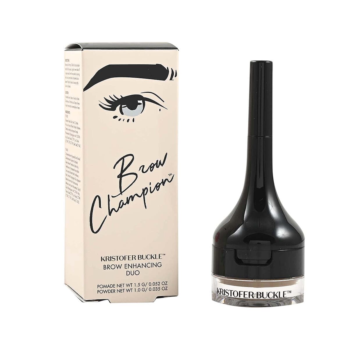 Kristofer Buckle Brow Champion Enhancing Pomade and Powder image number 4