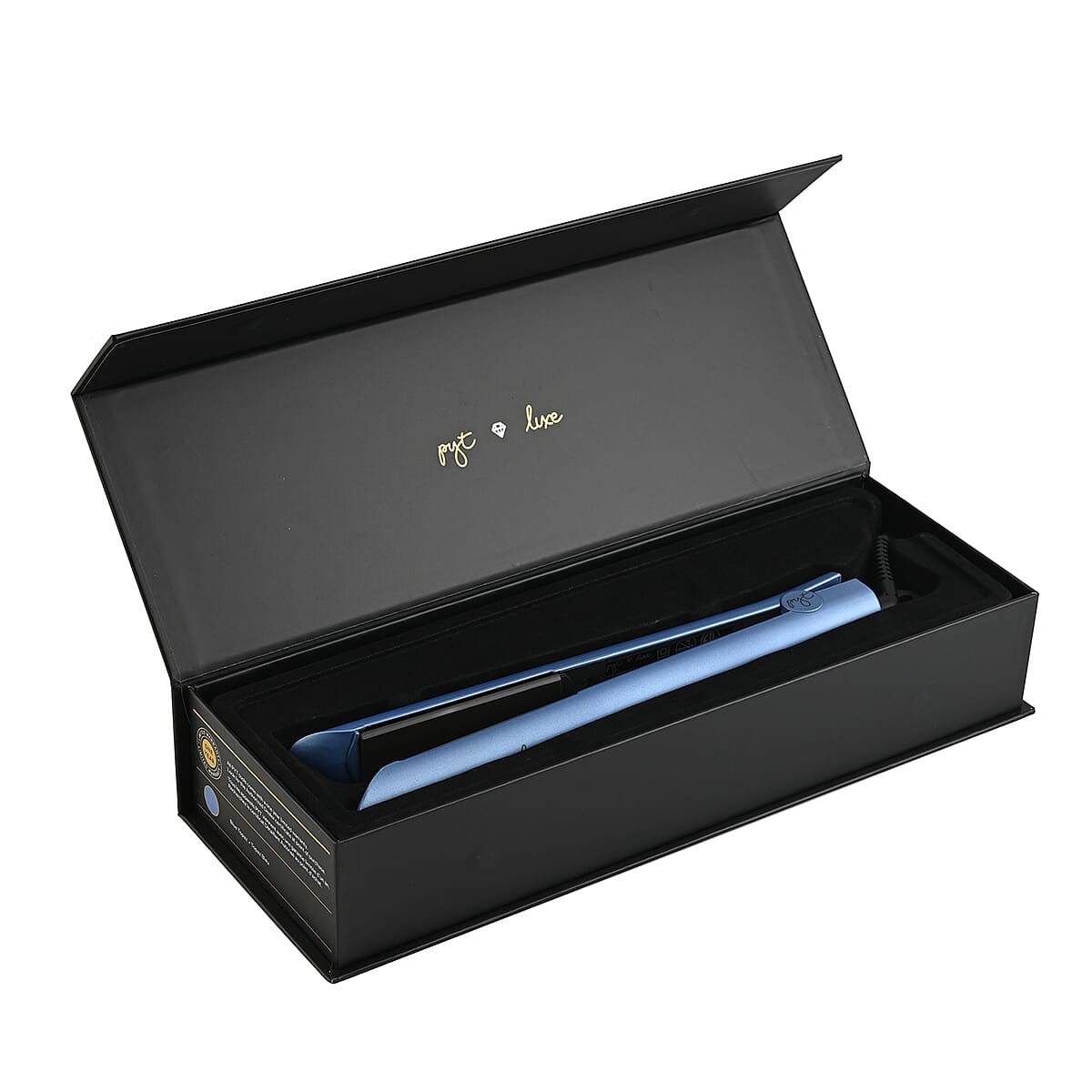 PYT 1" Ion Fusion 2.0 Pro Ceramic Flat Iron - Black image number 4